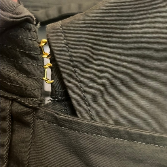 Altuzarra Target Collab Green and Black Trench Coat with Double-Breasted Front - Picture 3 of 6